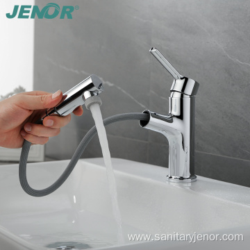 High Quality Pull Down Wash Faucet For Bathroom